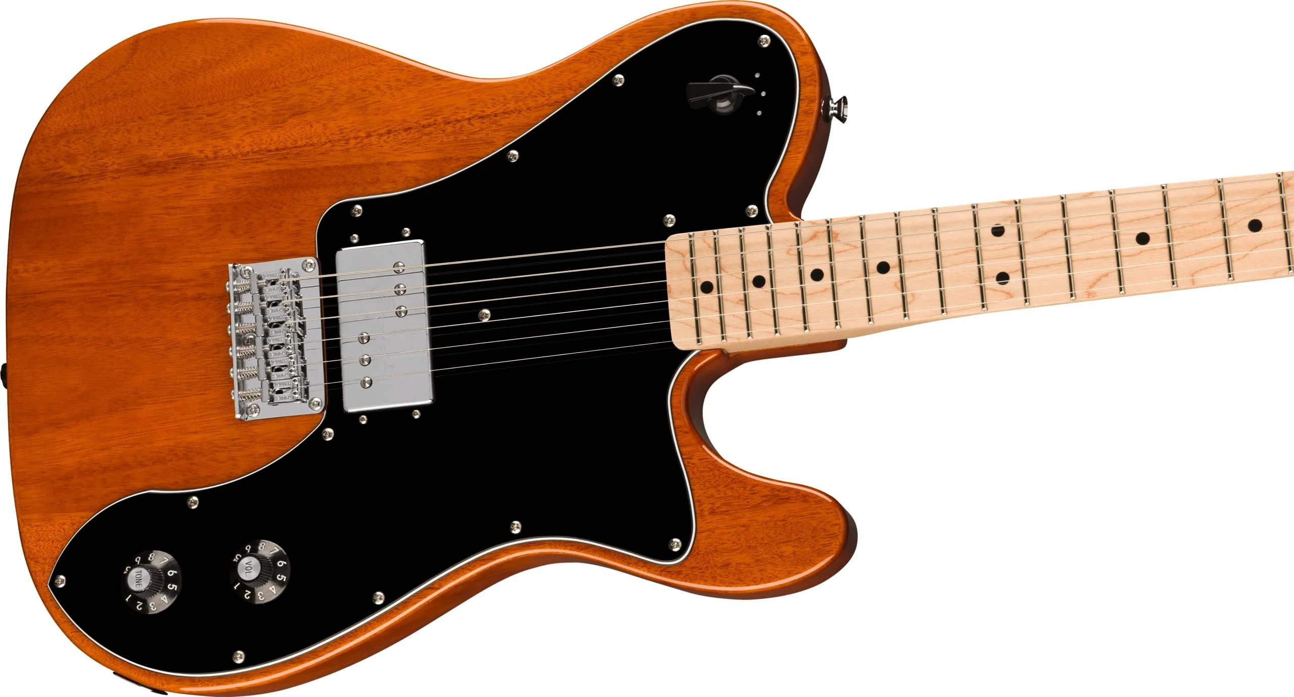 Fender Paranormal Esquire Deluxe, Maple Fingerboard, Black Pickguard, Mocha - Image 5