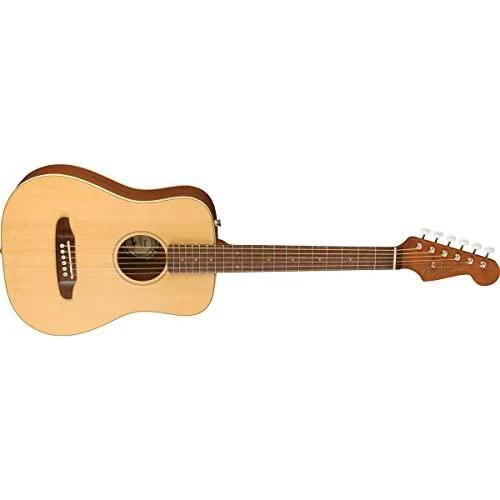 Fender Redondo Mini Acoustic Guitar, Sunburst, Maple Fingerboard, with Gig Bag - Image 3
