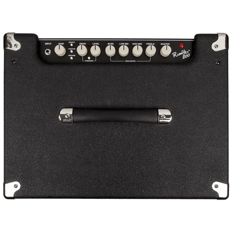 Fender Rumble™ 200 Contemporary-Digital Bass Amplifier, 120V, Black, 2370500000 - Image 4