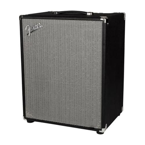 Fender Rumble™ 500 Bass Combo Amplifier, 120V, Black and Silver, 2370600000 Bundle w/Pig Hog PCH10BK “Black Woven” Instrument Cable, 12-Pack Guitar Picks & Liquid Audio Polishing Cloth - Image 6