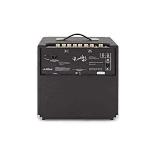 Fender Rumble 40 Bass Amplifier Bundle w/Pig Hog PCH10BK Black Woven Instrument Cable, Power Cable, 12x Fender Picks and Liquid Audio Polishing Cloth - Image 3