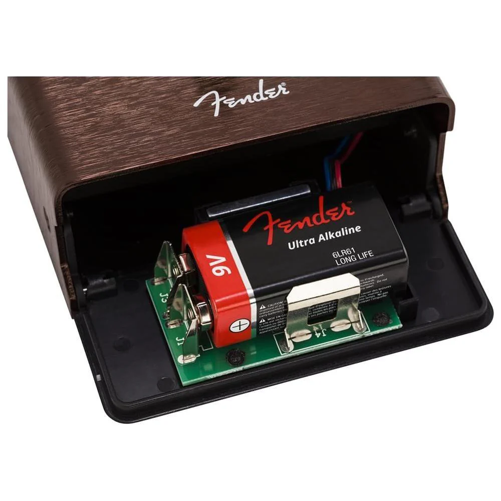 Fender Smolder® Acoustic Overdrive Effects Pedal Bundle w/2x Strukture S6P48 Woven Right Angle Patch Cables, 12x Guitar Picks and Liquid Audio Polishing Cloth - Image 2