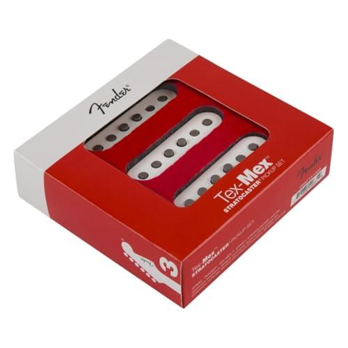 Fender TexMex Strat Pickup Set (White) Bundle with 12x Fender Guitar Picks and Liquid Audio Instrument Polishing Cloth - Fender Stratocaster Pickups - Image 2