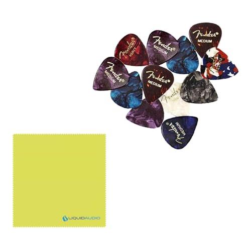 Fender TexMex Strat Pickup Set (White) Bundle with 12x Fender Guitar Picks and Liquid Audio Instrument Polishing Cloth - Fender Stratocaster Pickups - Image 4