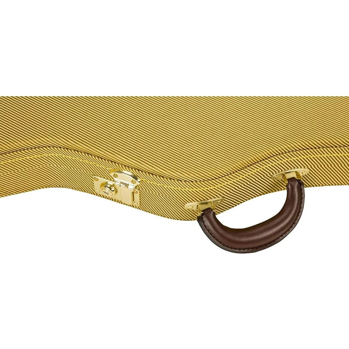 Fender Thermometer Electric Guitar Case, Telecaster, Tweed,Brown - Image 4