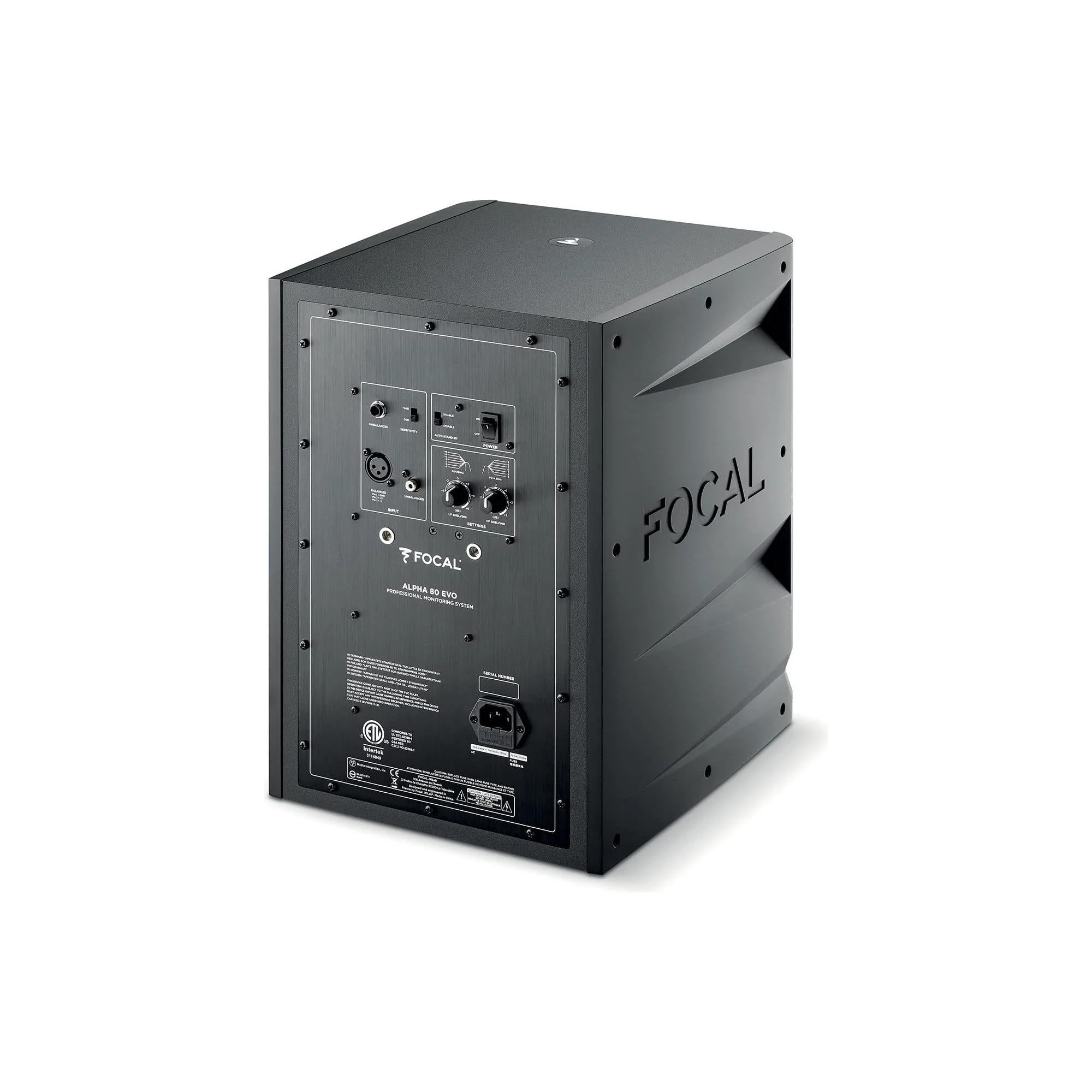 Focal Professional Alpha 80 Evo Studio Monitors - Black - Image 3