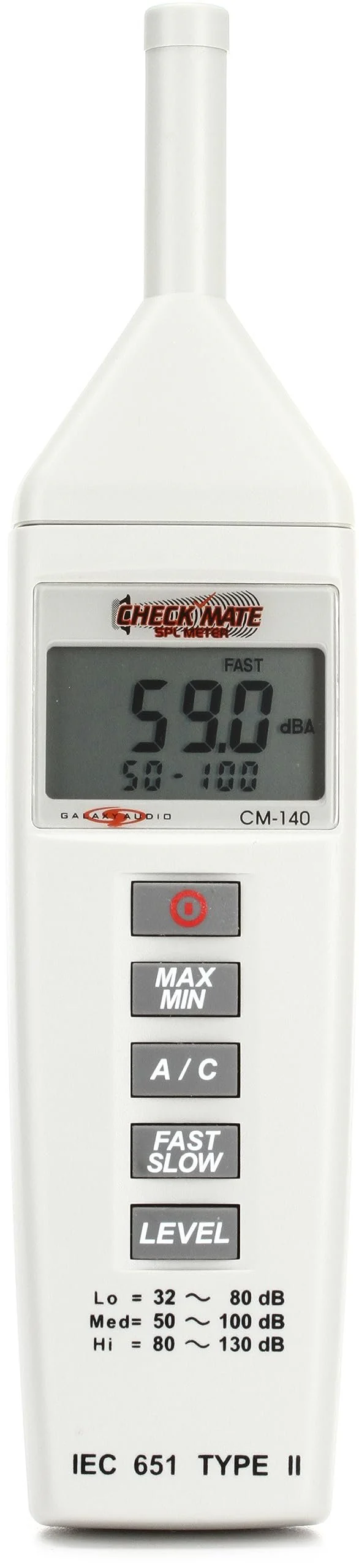 Galaxy Audio CM140 Checkmate Microphone Preamp SPL Meter - Image 3