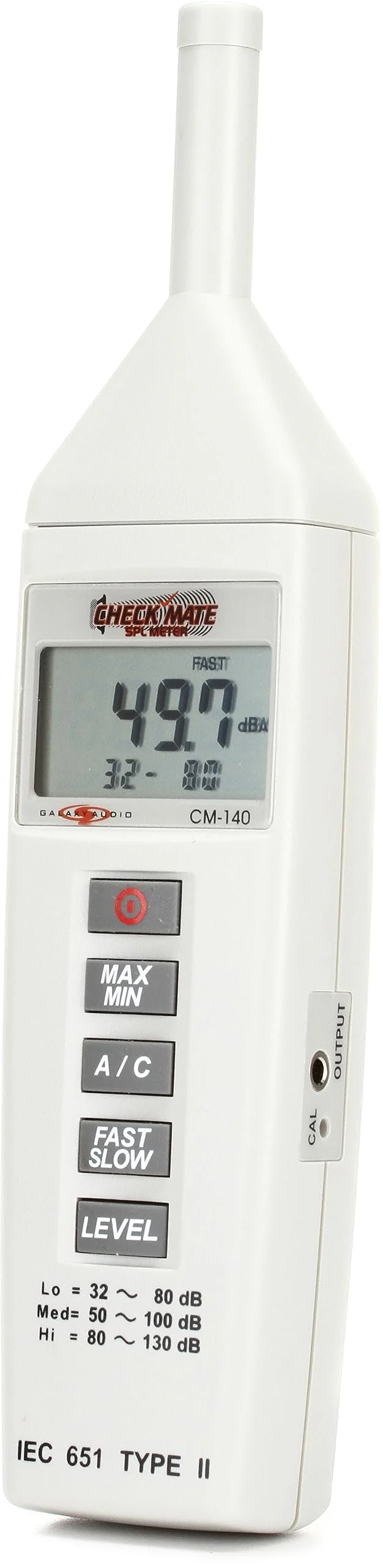 Galaxy Audio CM140 Checkmate Microphone Preamp SPL Meter - Image 6