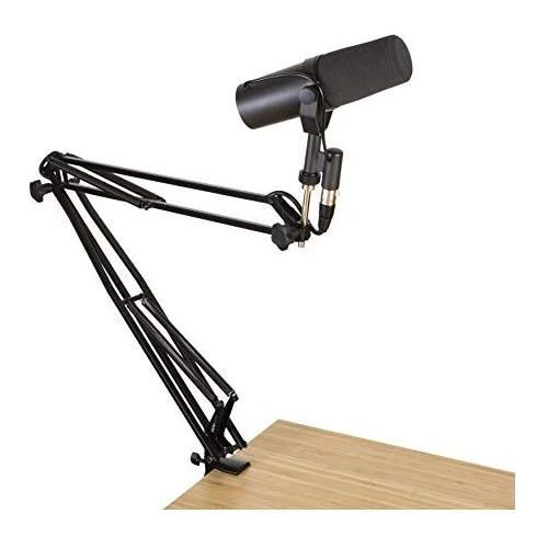 Gator Frameworks Deluxe Desk-Mounted Broadcast Microphone Boom Stand For Podcasts & Recording; Integrated XLR Cable (GFWBCBM3000) - Image 11