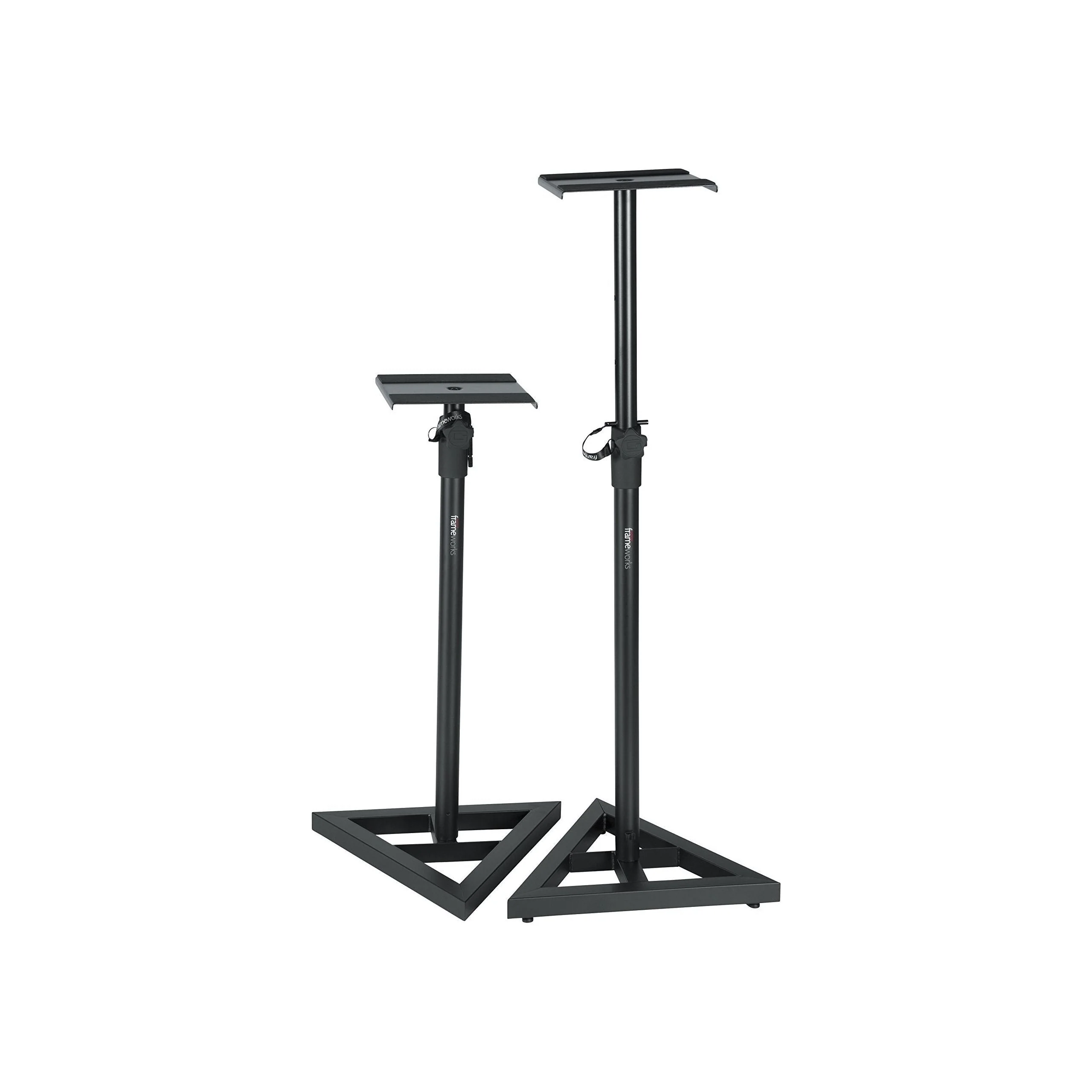 Gator Frameworks Studio Monitor Stands with Adjustable Height and Locking Saftey Pin; Pair (GFW-SPK-SM50) - Image 7