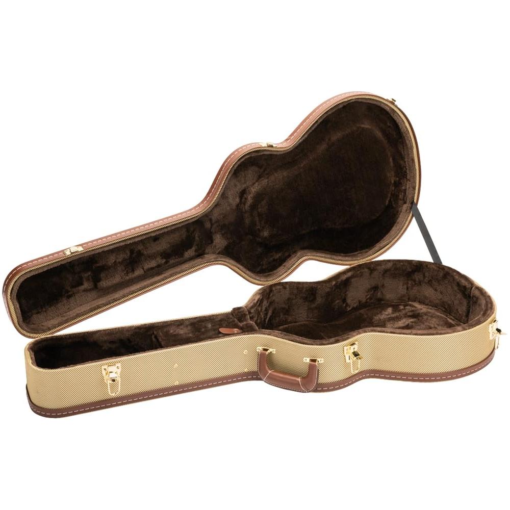 Gretsch® G2420T Streamliner Hollow Body Case, Tweed, 9222420001 Bundle w/ 12-Pack Guitar Pick and Liquid Audio Polishing Cloth - Image 6