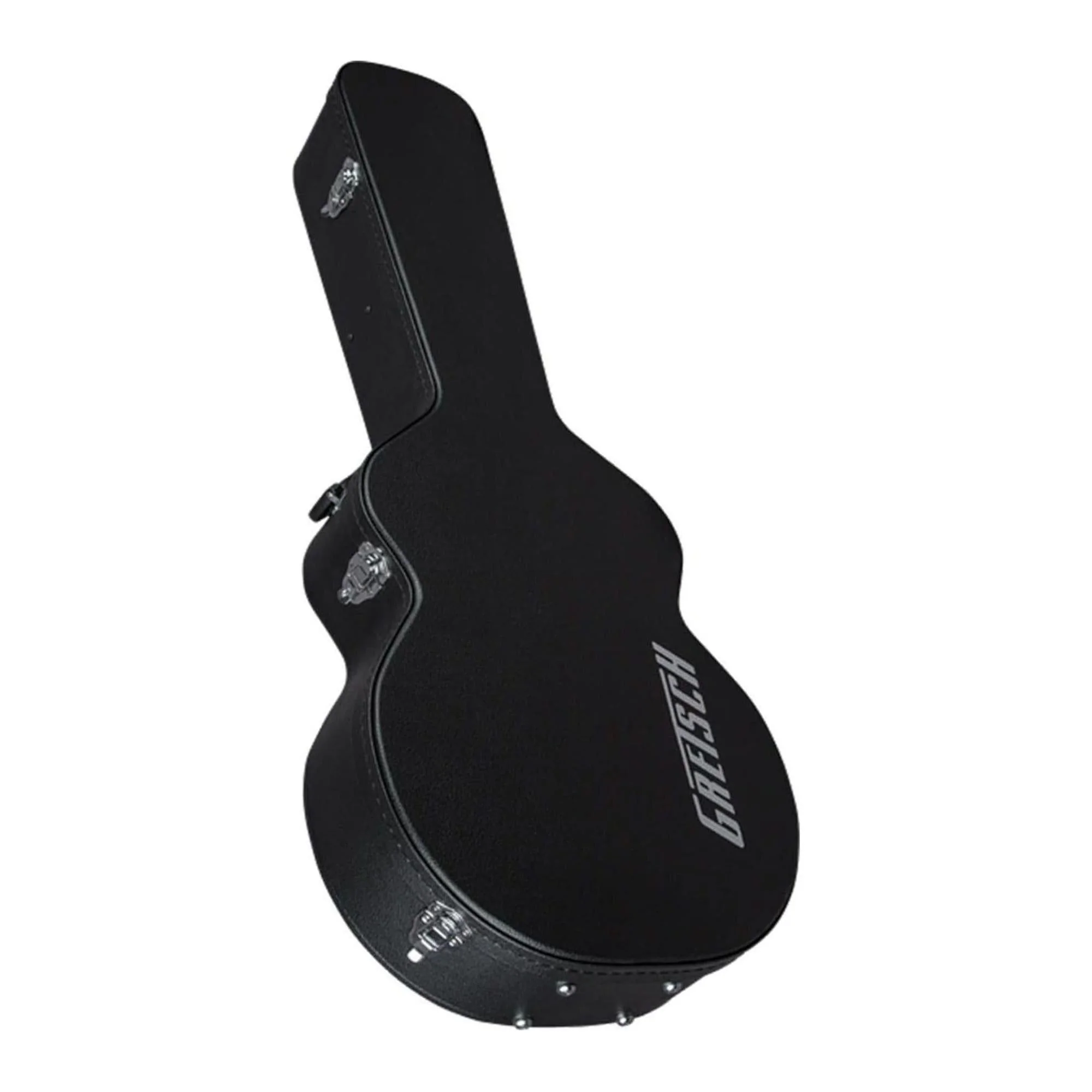 Gretsch G2420T Streamliner Hollow Guitar Body Case with Chrome Latches and Plush Interior (Black) - Image 3