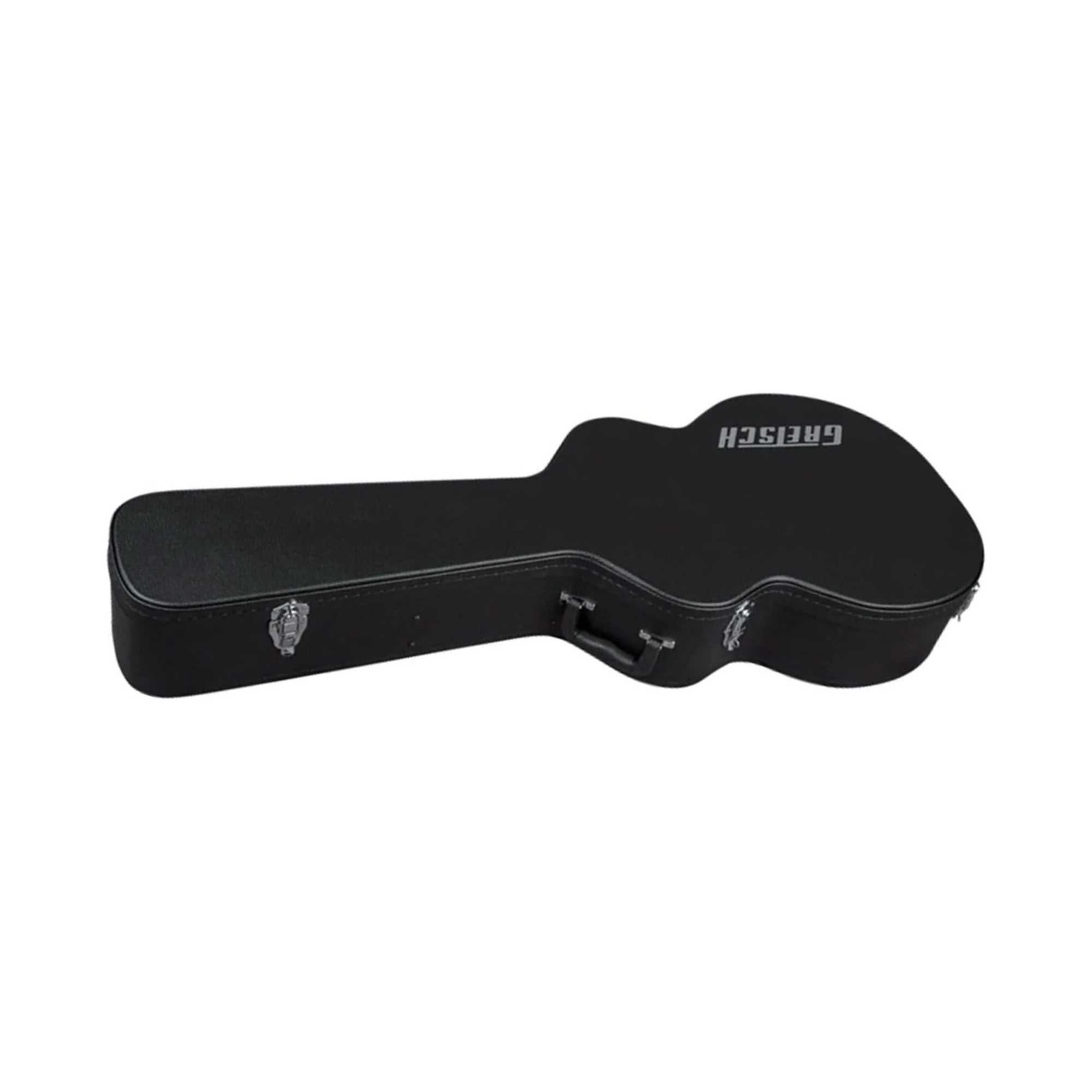 Gretsch G2420T Streamliner Hollow Guitar Body Case with Chrome Latches and Plush Interior (Black) - Image 5