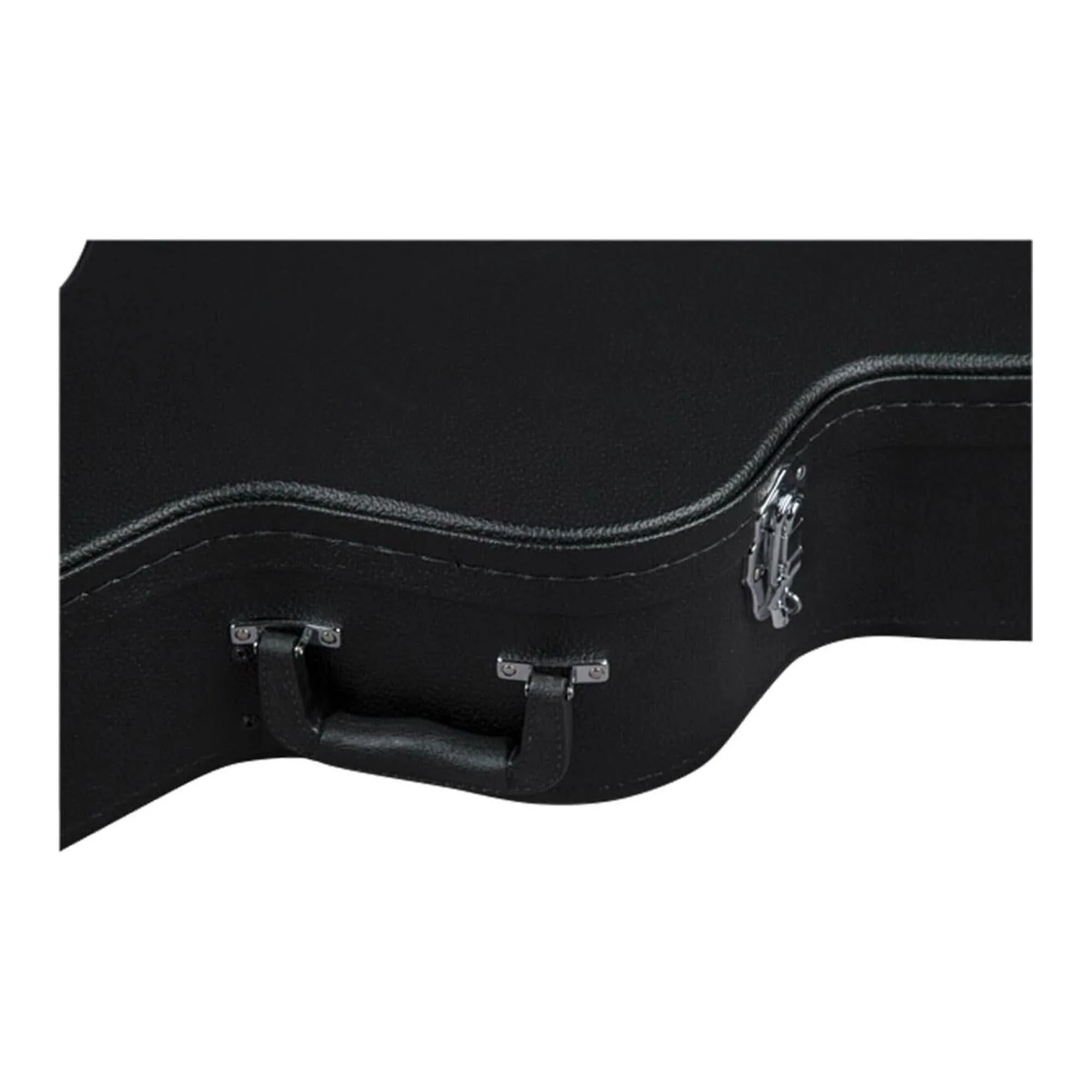 Gretsch G2420T Streamliner Hollow Guitar Body Case with Chrome Latches and Plush Interior (Black) - Image 6