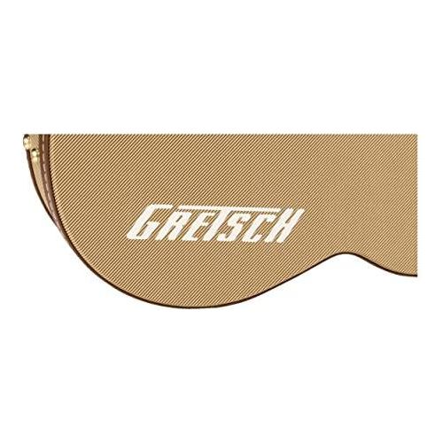 Gretsch G2420T Tweed Hard Shell Case with Center Storage Compartment and Plush Interior for Streamliner Electric Guitar (Brown) - Image 6