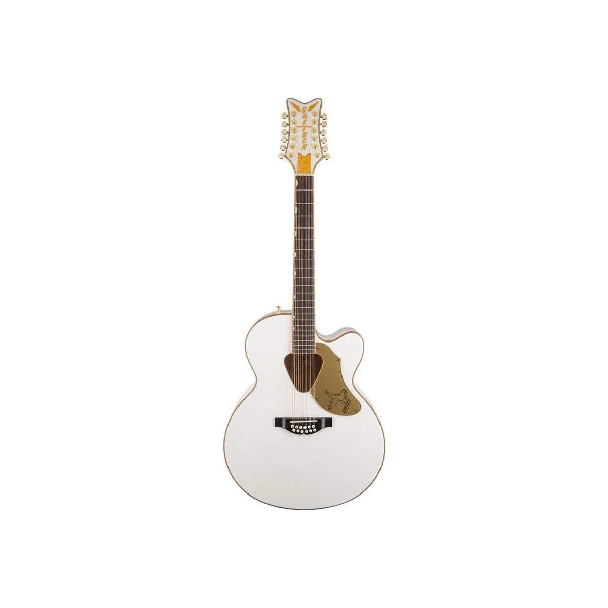 Gretsch G5022CWFE-12 Rancher Falcon White 12-String Acoustic-Electric Guitar - Image 2