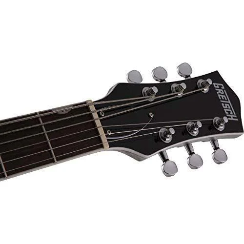 Gretsch G5260T Electromatic Jet Baritone Solid Body 6-String Electric Guitar with Bigsby, 12-Inch Laurel Fingerboard, and Bolt-On Maple Neck (Right-Hand, Black) - Image 7