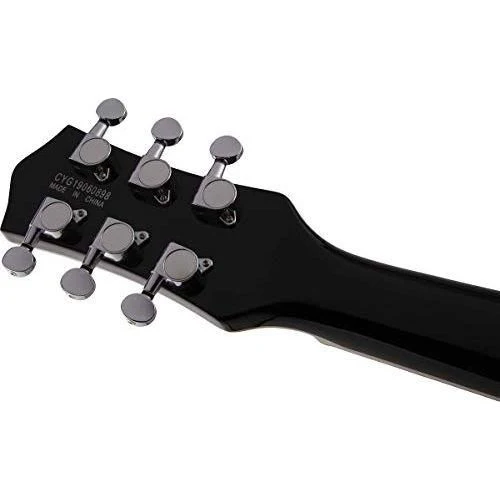 Gretsch G5260T Electromatic Jet Baritone Solid Body 6-String Electric Guitar with Bigsby, 12-Inch Laurel Fingerboard, and Bolt-On Maple Neck (Right-Hand, Black) - Image 8