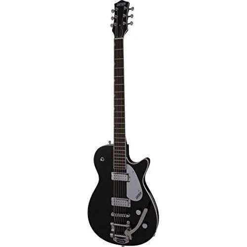 Gretsch G5260T Electromatic Jet Baritone Solid Body 6-String Electric Guitar with Bigsby, 12-Inch Laurel Fingerboard, and Bolt-On Maple Neck (Right-Hand, Black) - Image 9