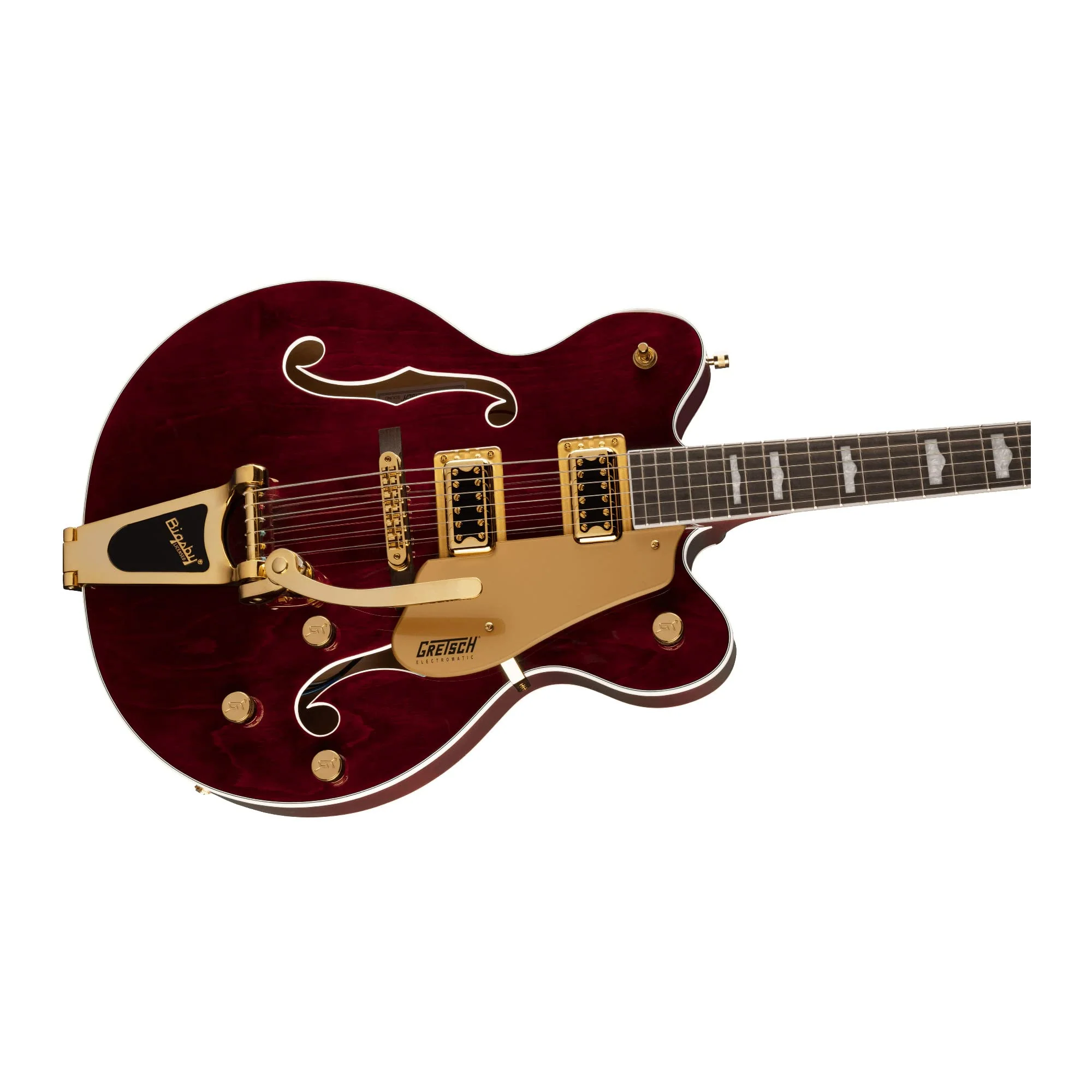 Gretsch G5422TG Electromatic Classic Hollowbody Double-Cut Electric Guitar with Bigsby - Walnut Stain - Image 4