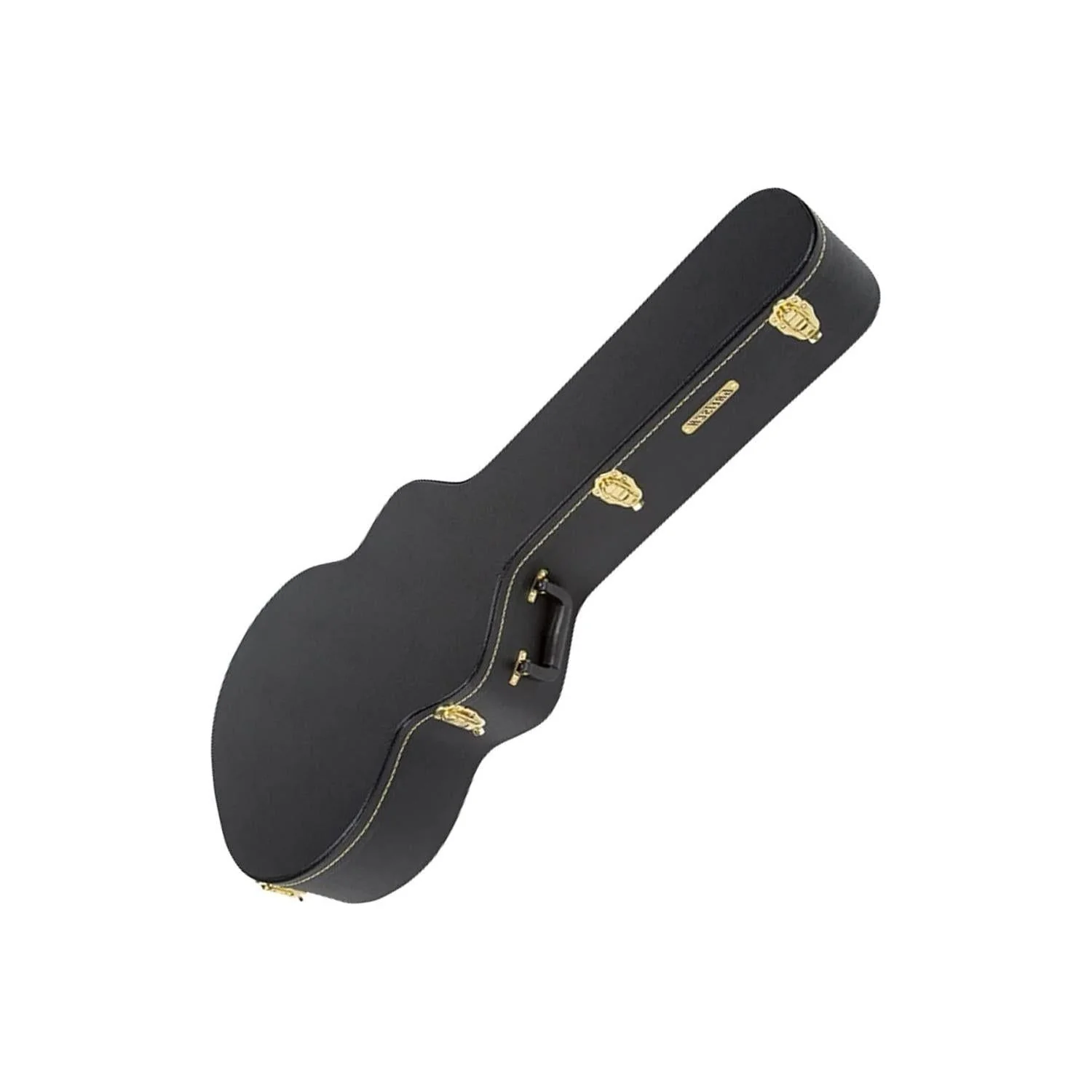 Gretsch G6302 Custom Hard Shell Flat Top Telex Finish Solid Wood Case for 12-String Acoustic Guitars (XL, Black) - Image 4