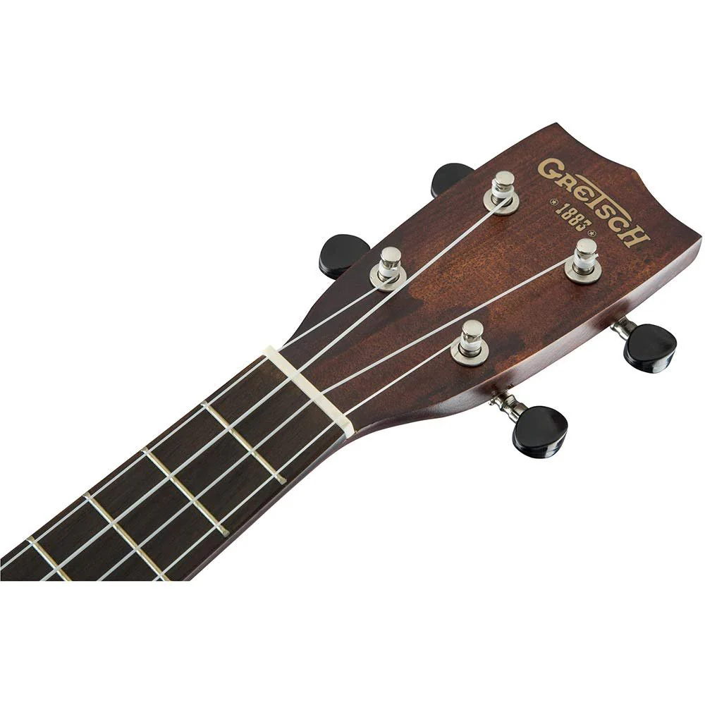 Gretsch G9110 Concert Standard 4-String Right-Handed Ukulele with Mahogany Body and Ovangkol Fingerboard (Vintage Mahogany Stain) - Image 8