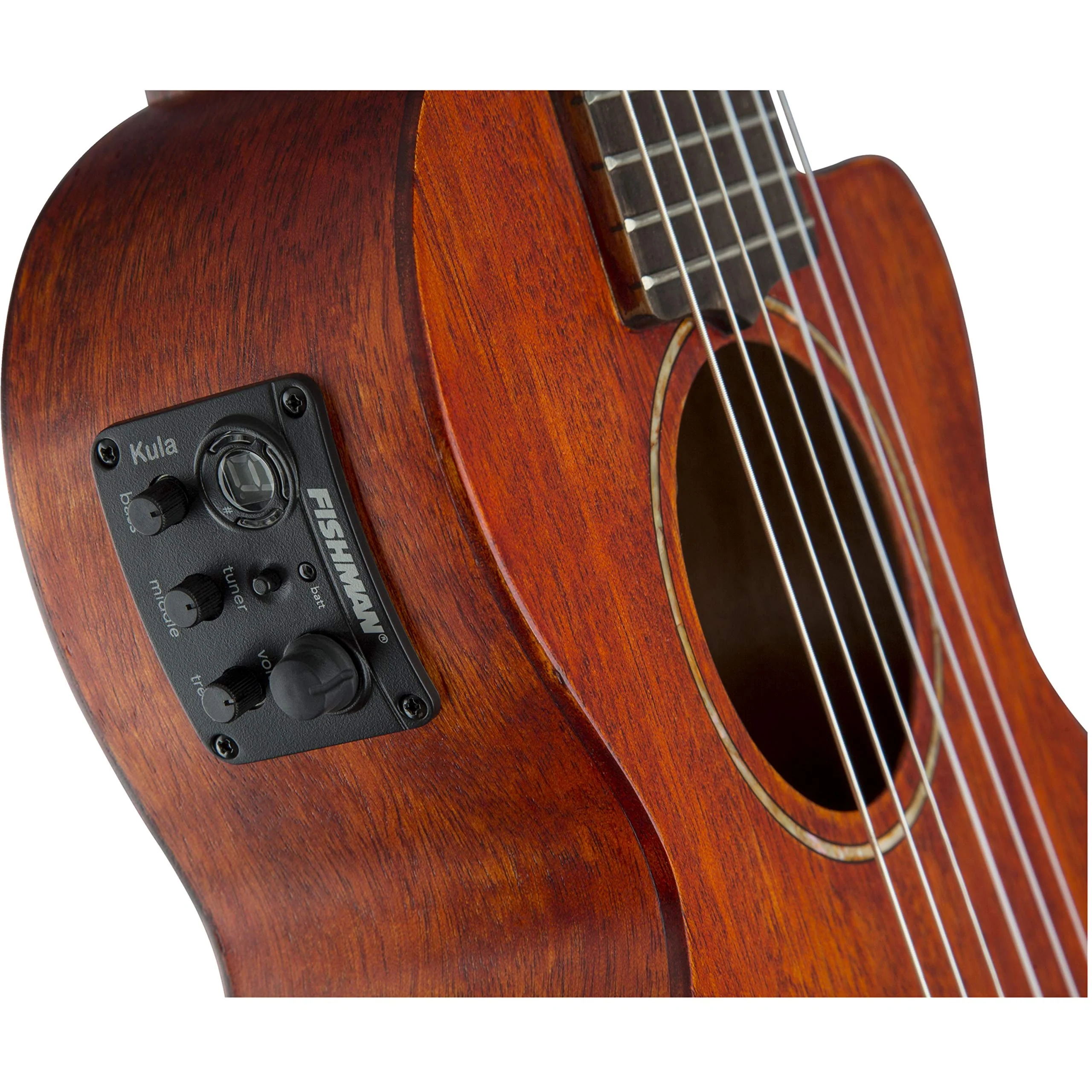 Gretsch G9126 A.C.E 6-String Right-Handed Guitar-Ukulele with Mahogany Body and Ovangkol Fingerboard (Honey Mahogany Stain) - Image 3