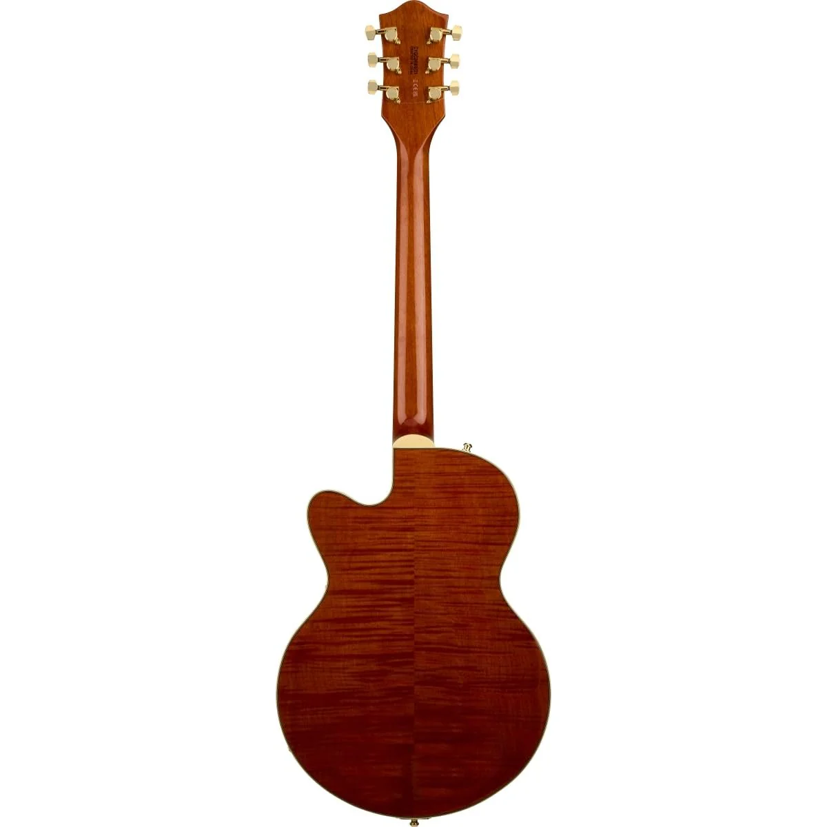 Gretsch LTD Broadkaster Jr. Semi-hollowbody Electric Guitar - Roundup Orange Stain - Image 3