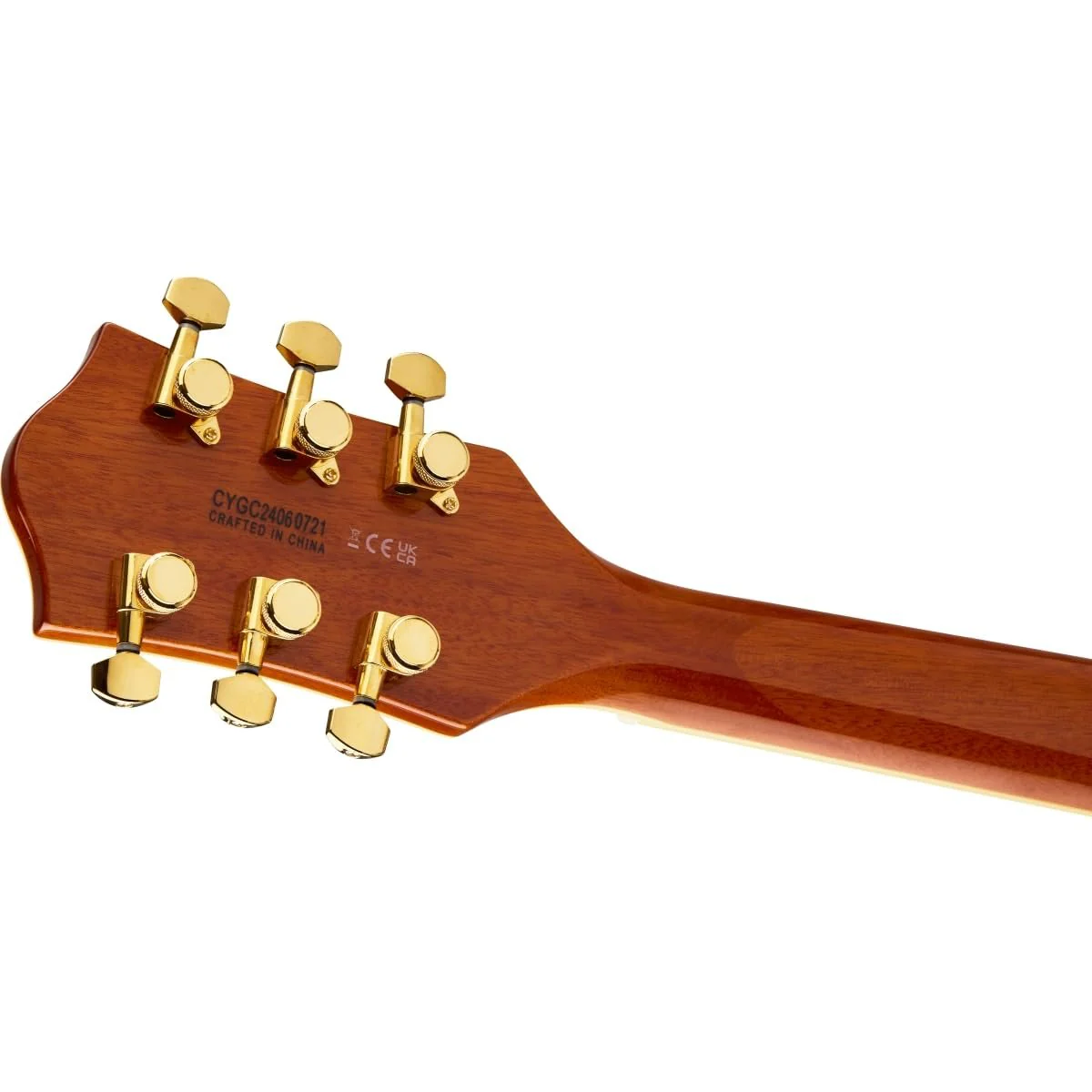 Gretsch LTD Broadkaster Jr. Semi-hollowbody Electric Guitar - Roundup Orange Stain - Image 7