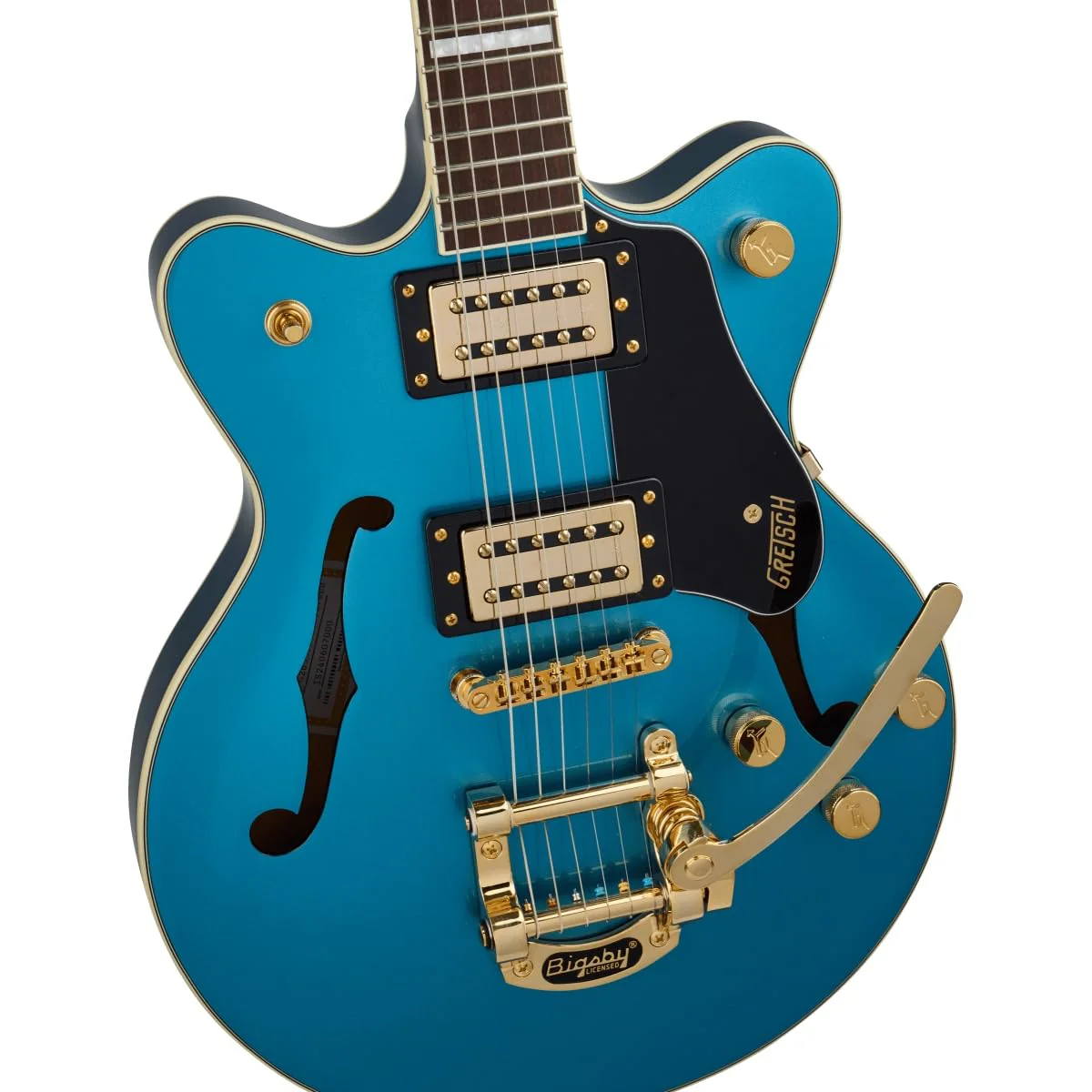 Gretsch LTD Streamliner Center Block Jr. Double-cut Semi-hollowbody Electric Guitar - Riviera Blue - Image 4