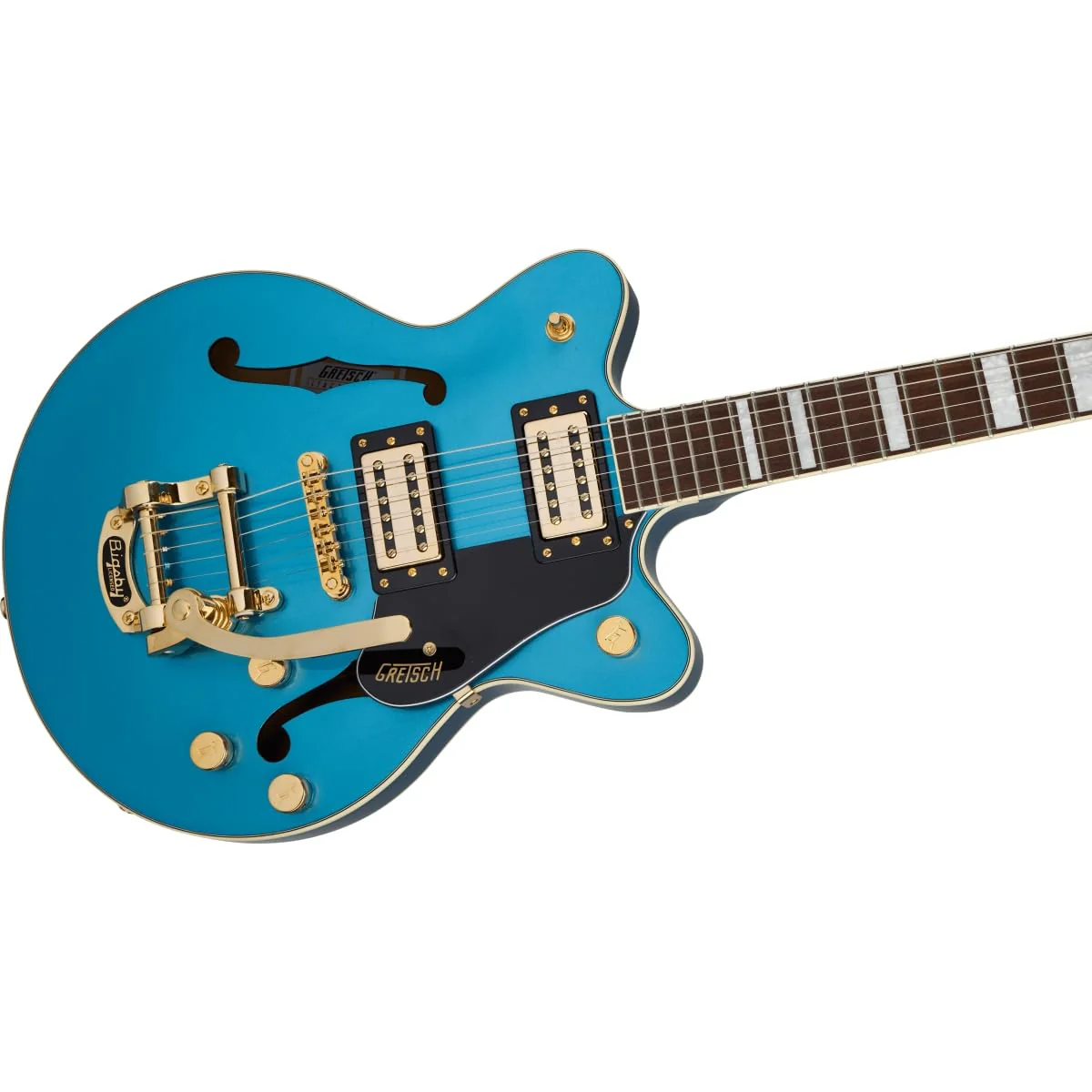 Gretsch LTD Streamliner Center Block Jr. Double-cut Semi-hollowbody Electric Guitar - Riviera Blue - Image 5