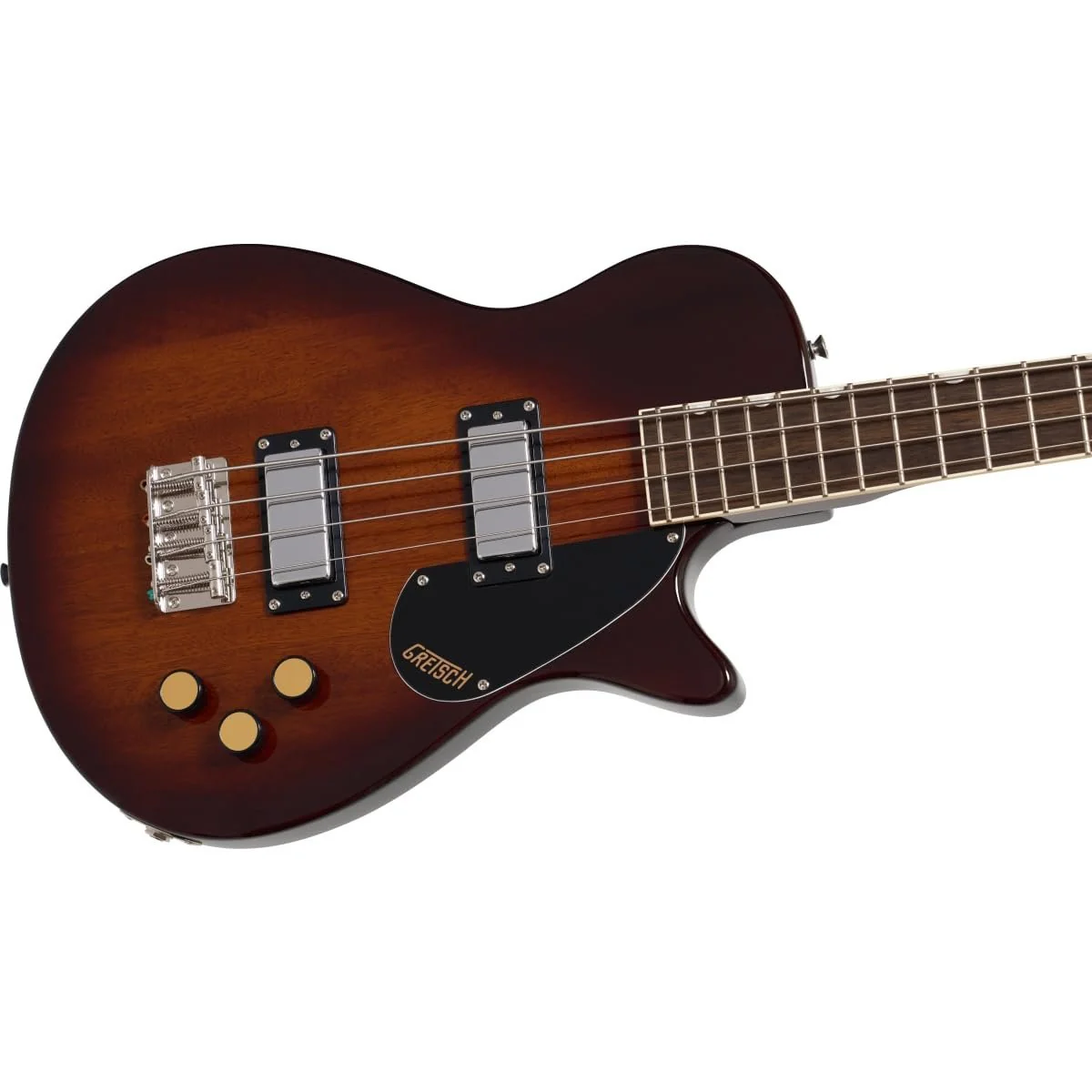 Gretsch Streamliner Jet Club Short-scale Electric Bass Guitar - Havana Burst - Image 5
