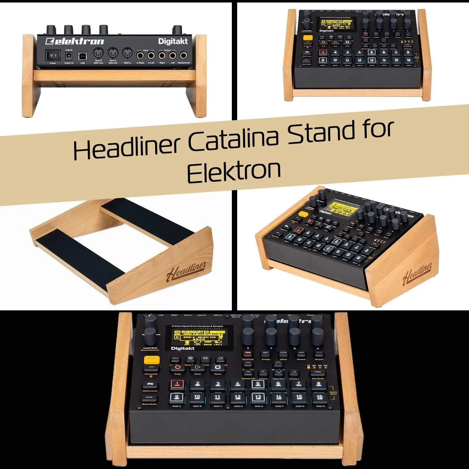 Headliner Catalina Stand Compatible with Elektron Digitone, Digitakt, Syntakt , and Analog Heat +FX - Image 5