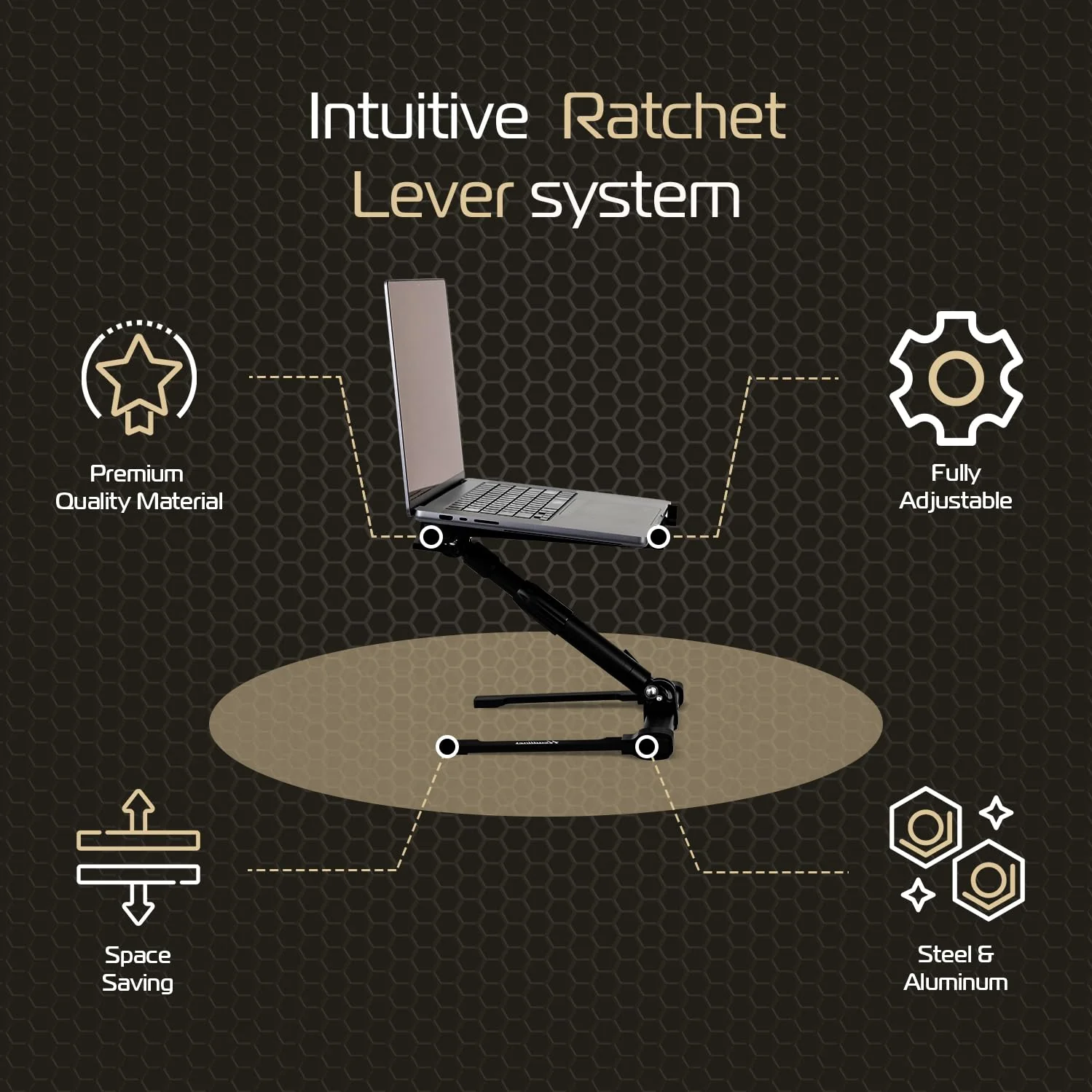 Headliner Gigastand - Adjustable DJ Laptop Stand - Image 9