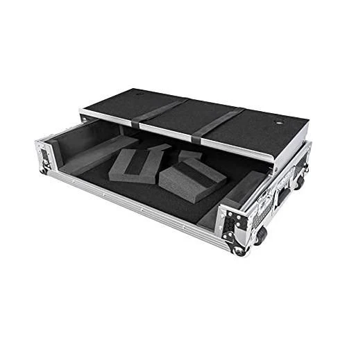 Headliner Los Angeles Flight Case for Rane One w/Laptop Platform and Wheels,Black,HL10005 - Image 3