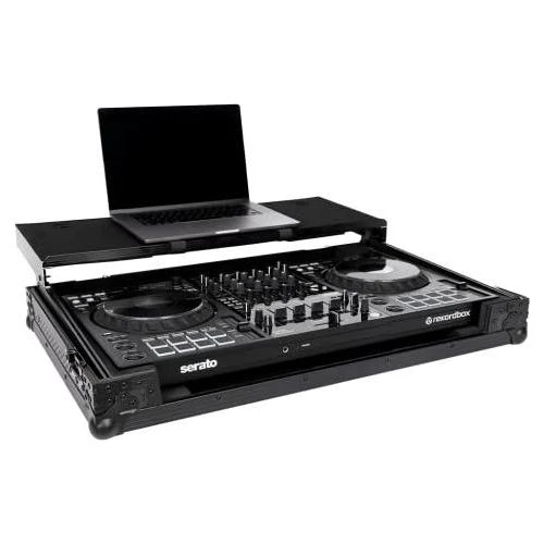 Headliner Los Angeles Headliner Pitch Black DDJ-FLX10 w/Laptop Platform & Wheels Flight Case (HL10013) - Image 3