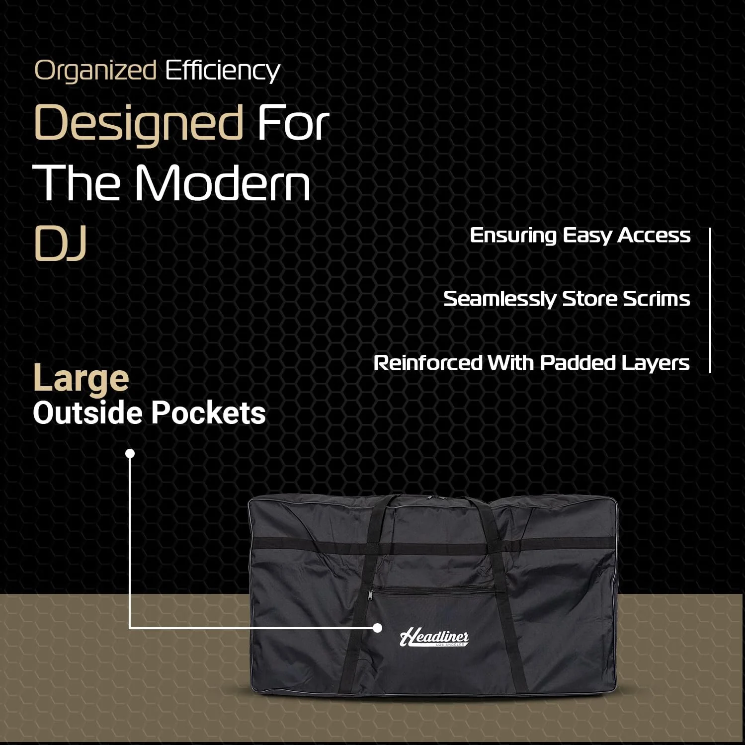 Headliner Padded Carrying Bag for Indio DJ Booth - Premium Carry on Bag with Large Outside Pockets, Padded Protection, and Lightweight Design - Safeguard Your DJ Equipment on the Go - Image 5