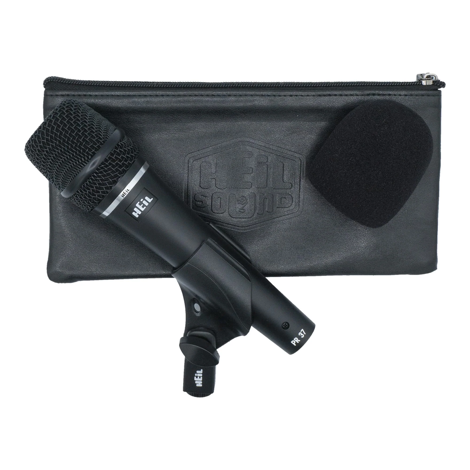 Heil PR 37 Dynamic Microphone for Live Sound Applications, XLR Microphone for Live Music, Wide Frequency Response, Ultra-Clear Sound, Superior Rear Noise Rejection, and Durable Construction - Black - Image 4