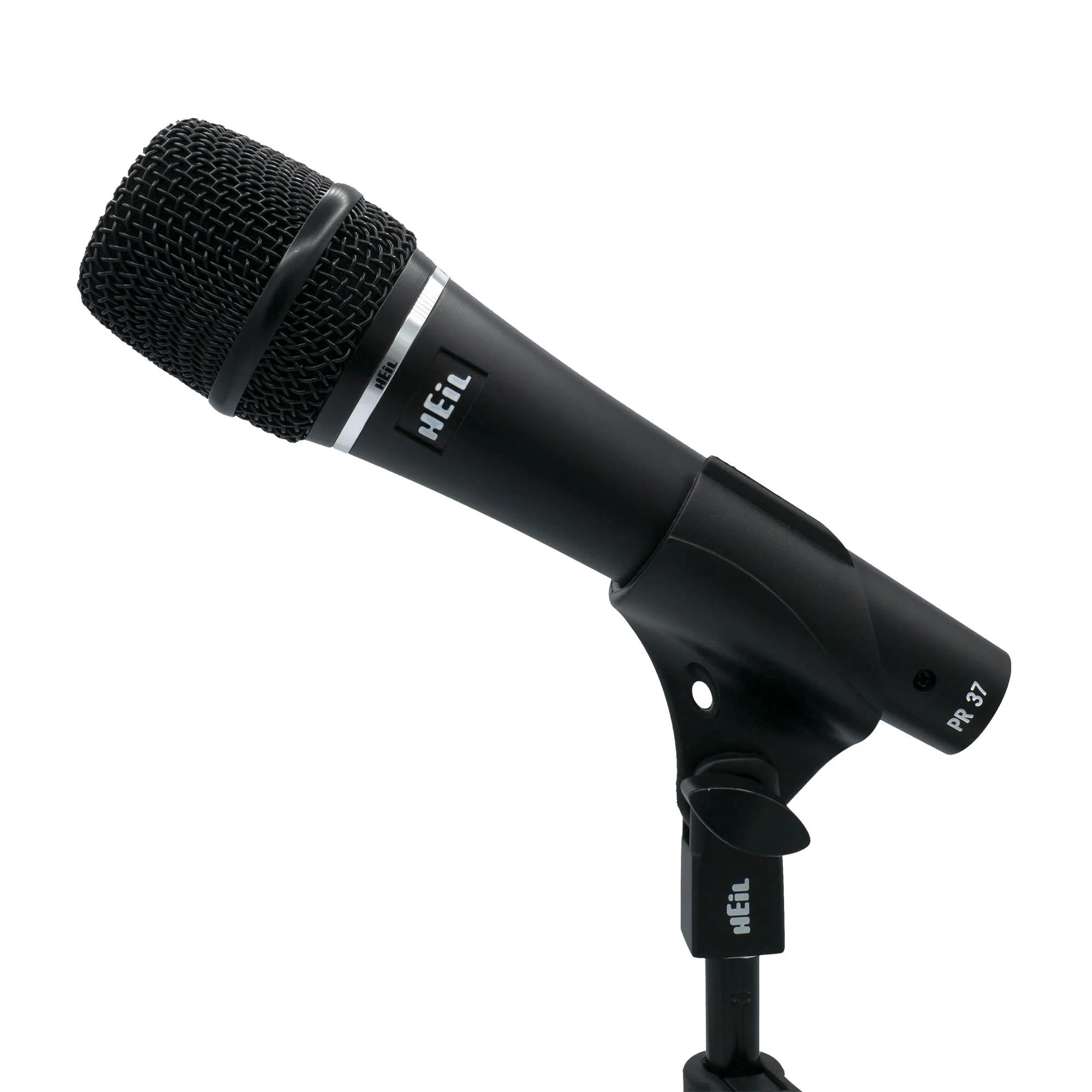 Heil PR 37 Dynamic Microphone for Live Sound Applications, XLR Microphone for Live Music, Wide Frequency Response, Ultra-Clear Sound, Superior Rear Noise Rejection, and Durable Construction - Black - Image 5