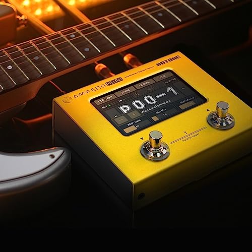 Hotone Ampero Mini MP-50 Guitar Bass Amp Modeling IR Cabinets Simulation Multi Language Multi-Effects with Expression Pedal Stereo OTG USB Audio Interface - Image 7