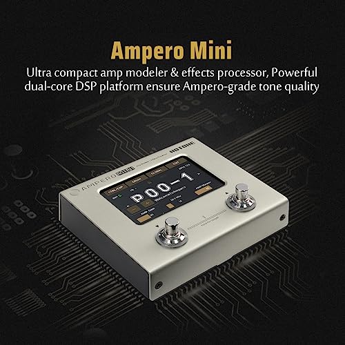 HOTONE Guitar Multi Effects Processor Multi Effects Pedal Touch Screen Guitar Bass Amp Modeling IR Cabinets Simulation Guitar Effects Pedal Multi FX Processor Ampero - Image 3