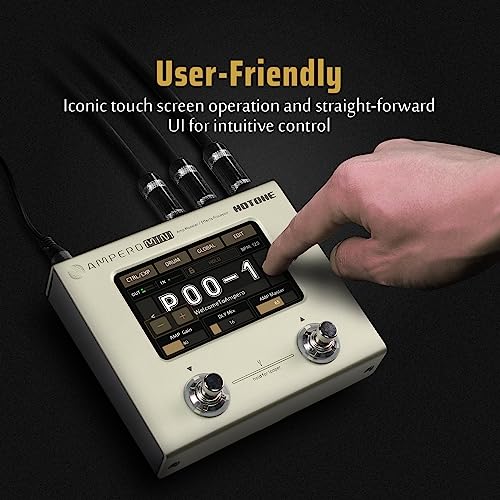 HOTONE Guitar Multi Effects Processor Multi Effects Pedal Touch Screen Guitar Bass Amp Modeling IR Cabinets Simulation Guitar Effects Pedal Multi FX Processor Ampero - Image 5