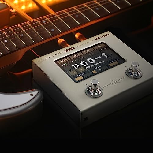 HOTONE Guitar Multi Effects Processor Multi Effects Pedal Touch Screen Guitar Bass Amp Modeling IR Cabinets Simulation Guitar Effects Pedal Multi FX Processor Ampero - Image 7