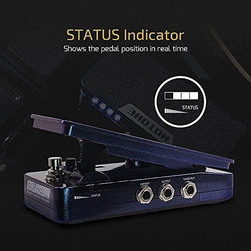 Hotone Wah Active Volume Passive Expression Guitar Effects Pedal Switchable Soul Press II 4 in 1 with Visible Guitar Effects Pedal - Image 5