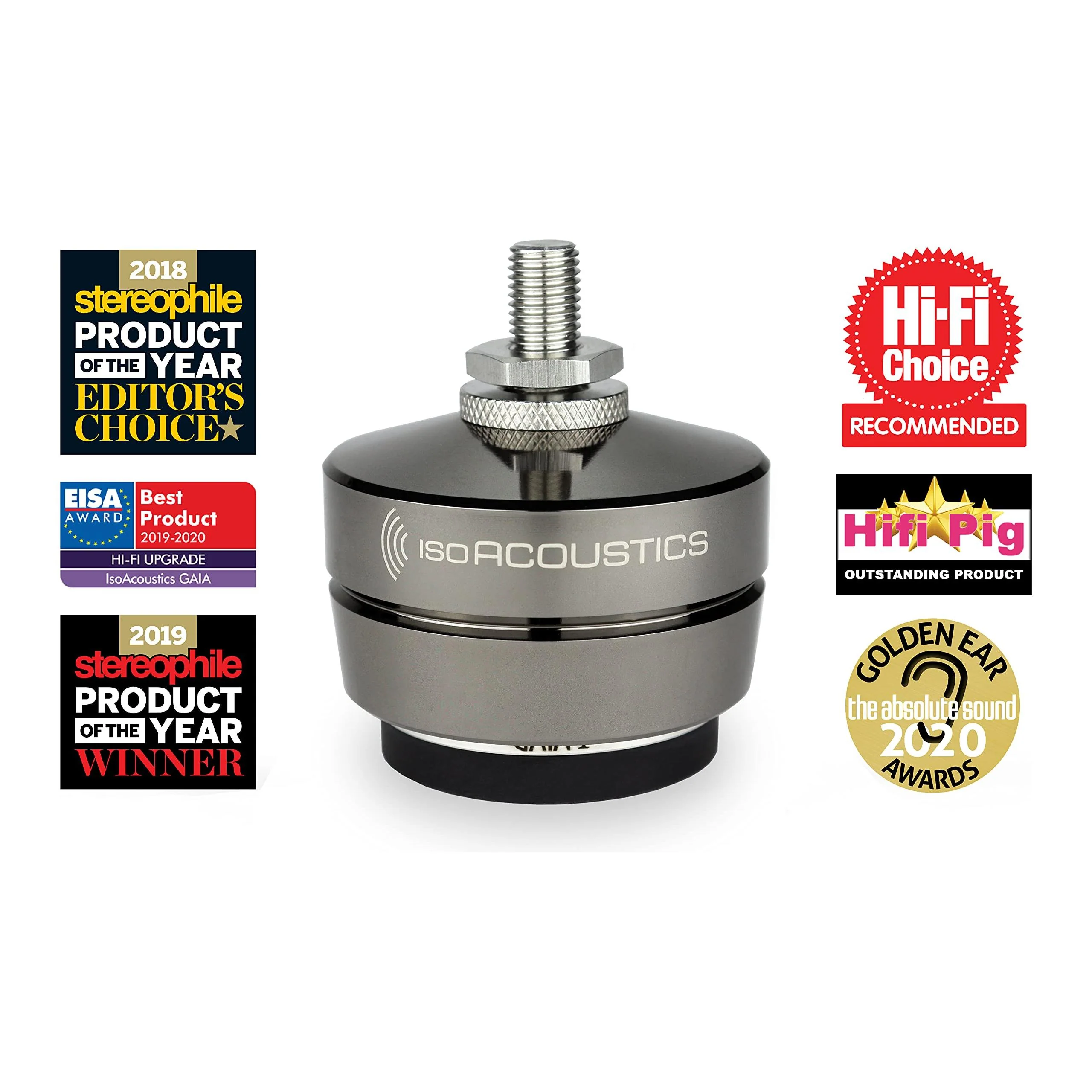 IsoAcoustics Gaia Series Isolation Feet for Speakers & Subwoofers (Set of 4) - Image 14