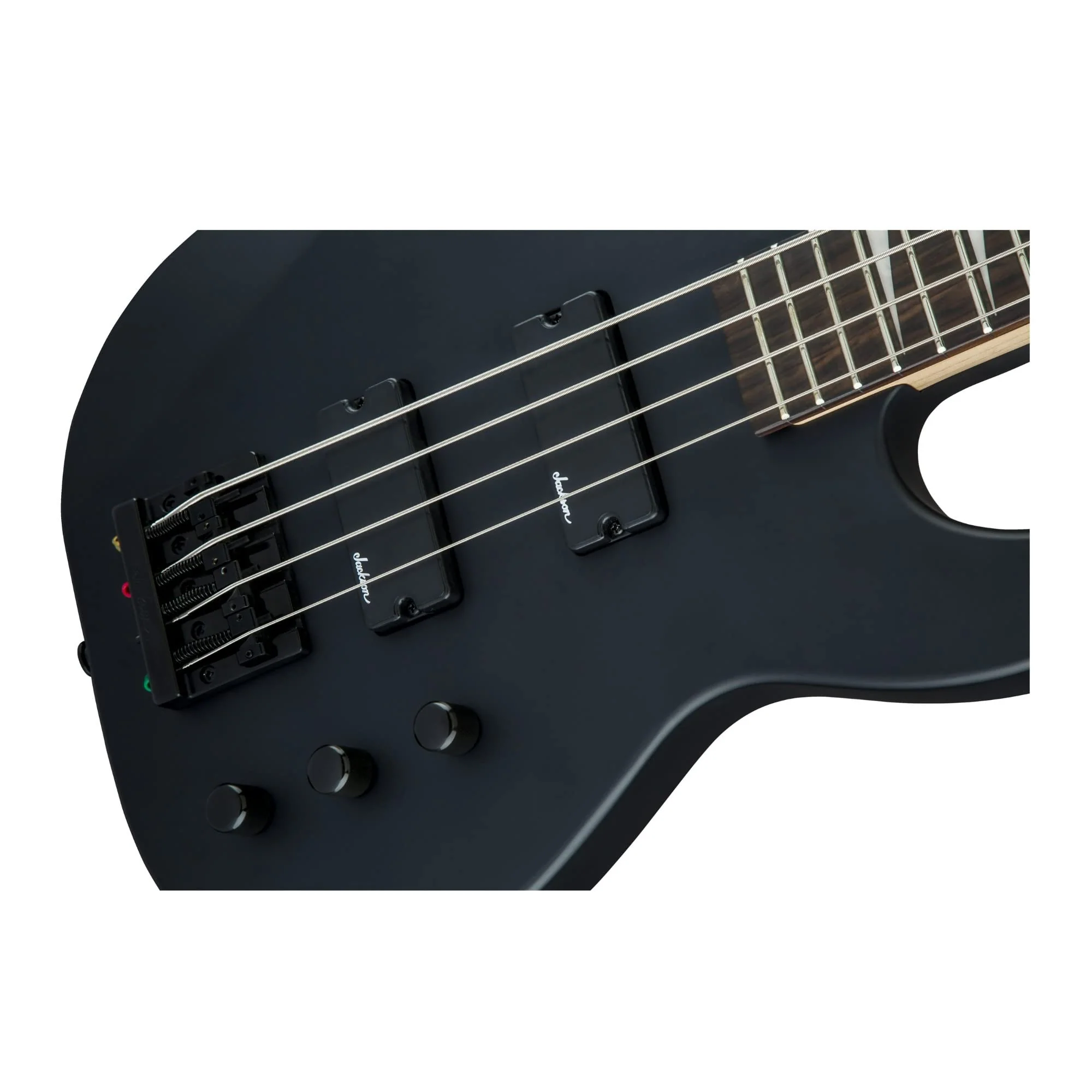 Jackson JS Series Concert Bass JS2, Satin Black, Amaranth Fingerboard - Image 7