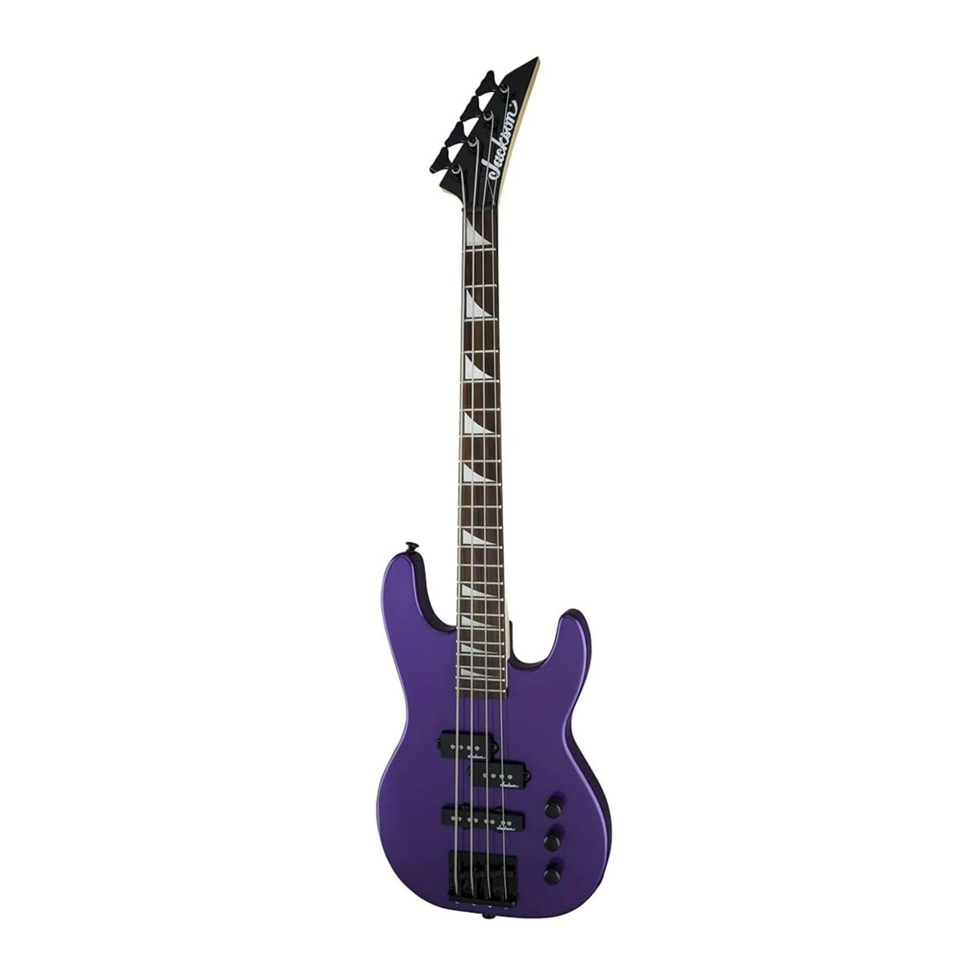 Jackson JS Series Concert Bass Minion JS1X, Amaranth Fingerboard, Pavo Purple - Image 3