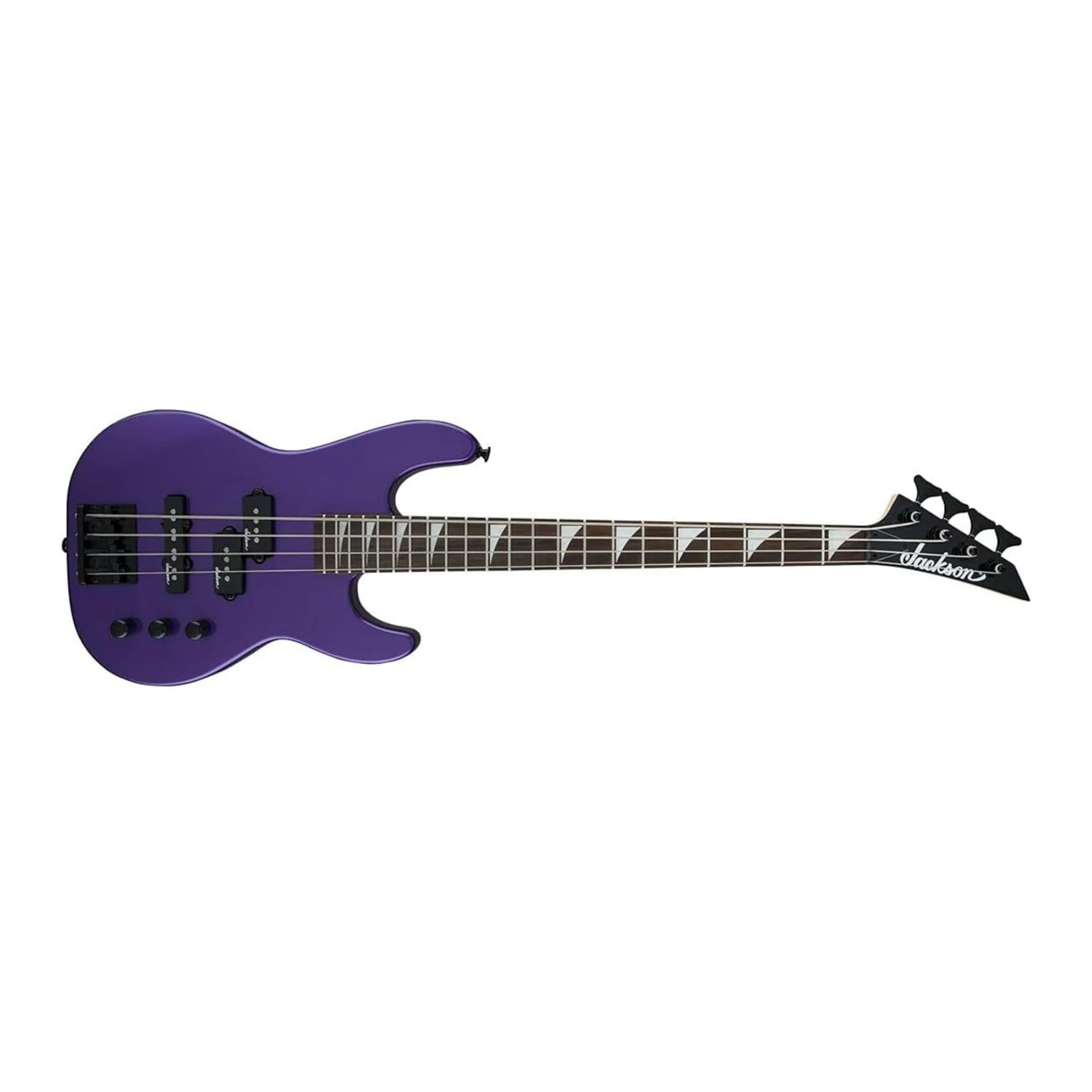 Jackson JS Series Concert Bass Minion JS1X, Amaranth Fingerboard, Pavo Purple - Image 5