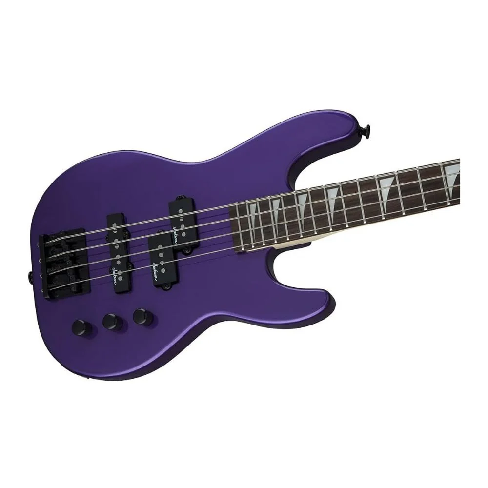 Jackson JS Series Concert Bass Minion JS1X, Amaranth Fingerboard, Pavo Purple - Image 7