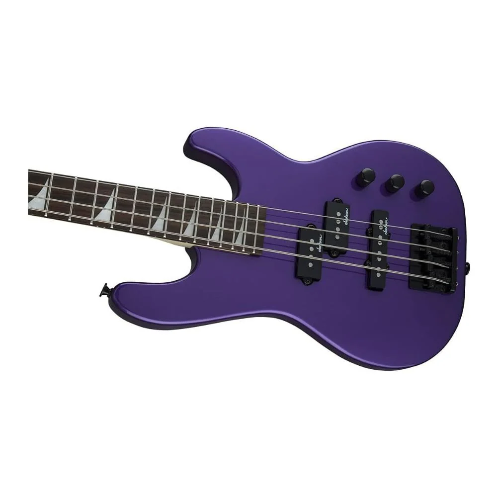 Jackson JS Series Concert Bass Minion JS1X, Amaranth Fingerboard, Pavo Purple - Image 8